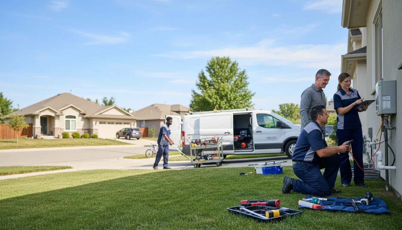 Tankless water heater service in Anthem, AZ